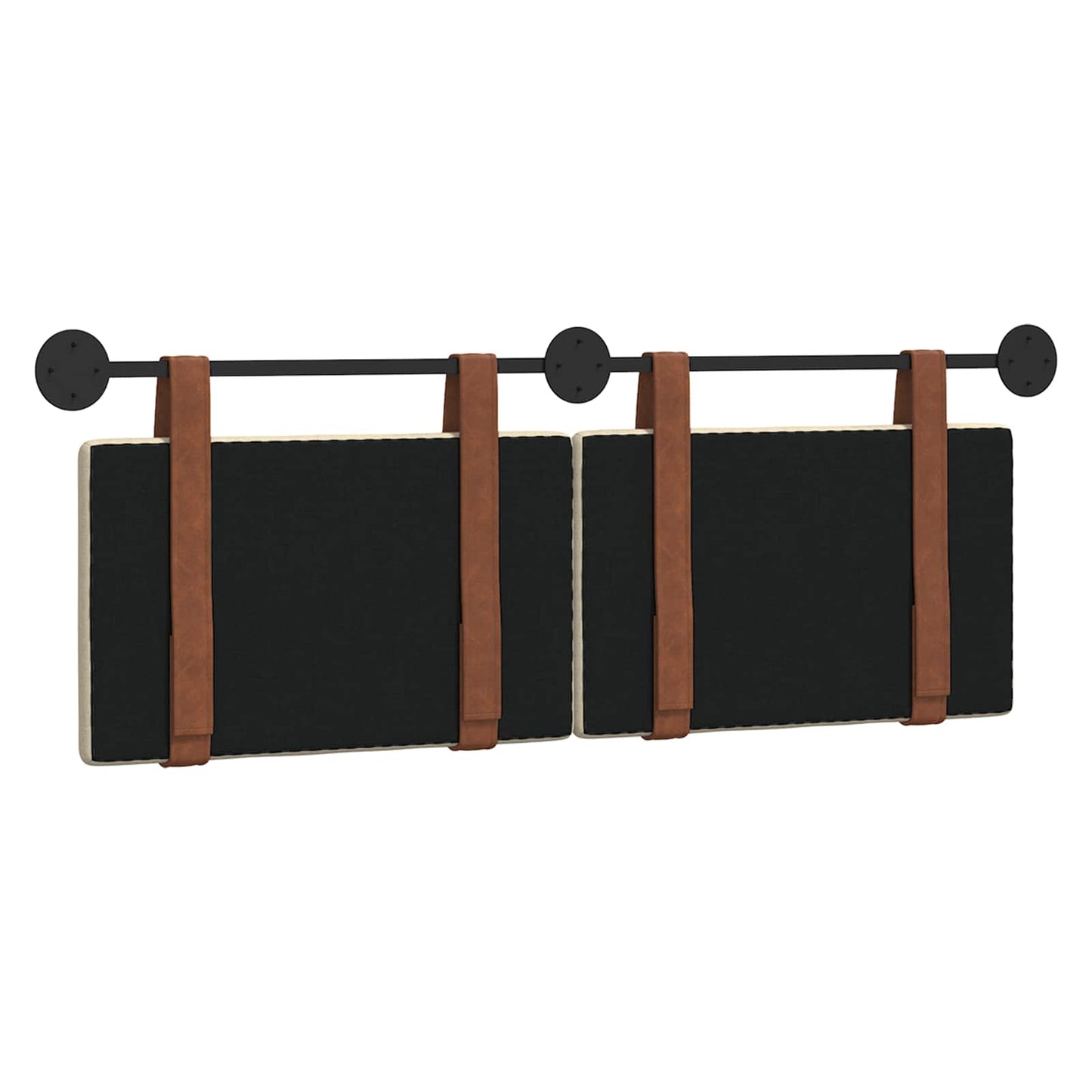 Hængende Hovedgavl Vægmonteret Creme 130 x 55 x 5 cm Antik PU