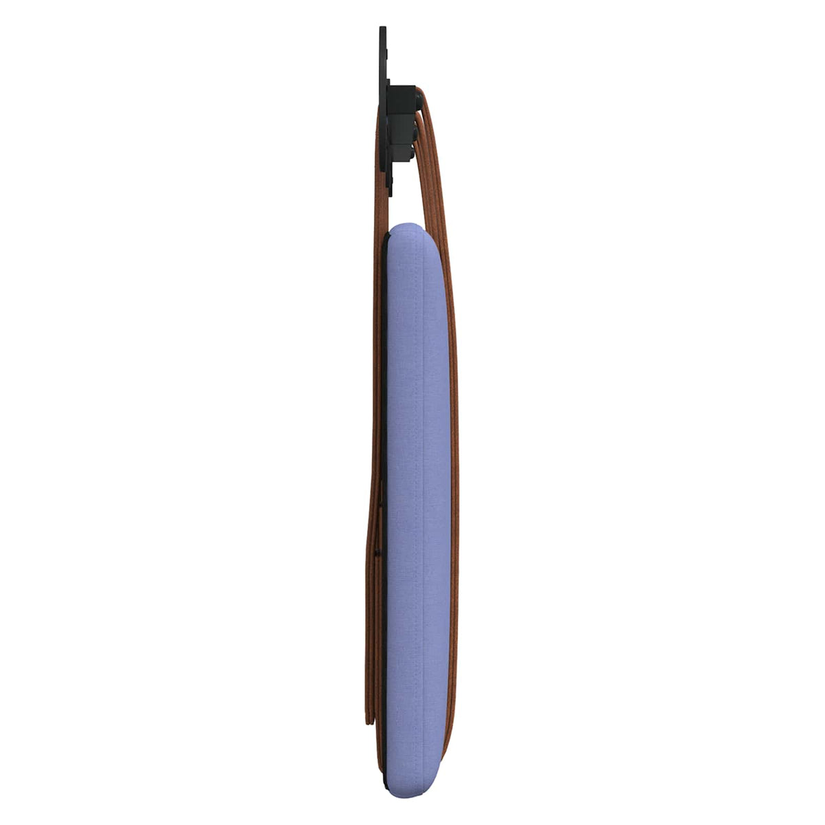 Hængende Hovedgavl Ensfarvet Jeans blå 130 x 55 x 5 cm Antik PU