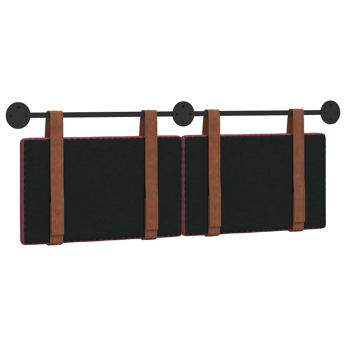 Hængende Hovedgavl Vægmonteret Vinrød 150 x 55 x 5 cm Antik PU