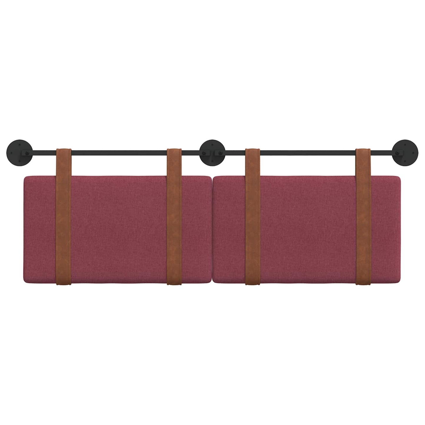 Hængende Hovedgavl Vægmonteret Vinrød 150 x 55 x 5 cm Antik PU