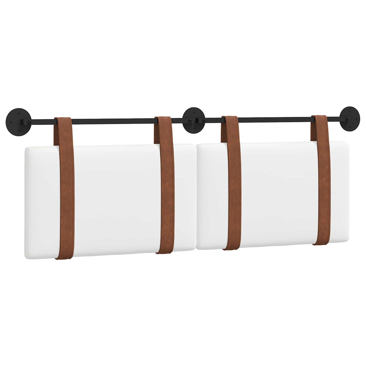 Hængende Hovedgavl Vægmonteret Hvid 150 x 55 x 5 cm Antik PU