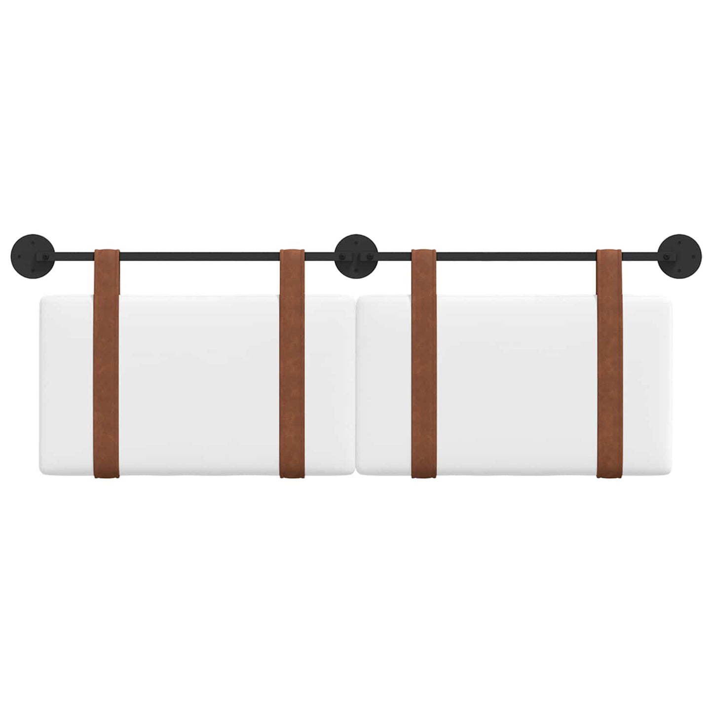 Hængende Hovedgavl Vægmonteret Hvid 150 x 55 x 5 cm Antik PU