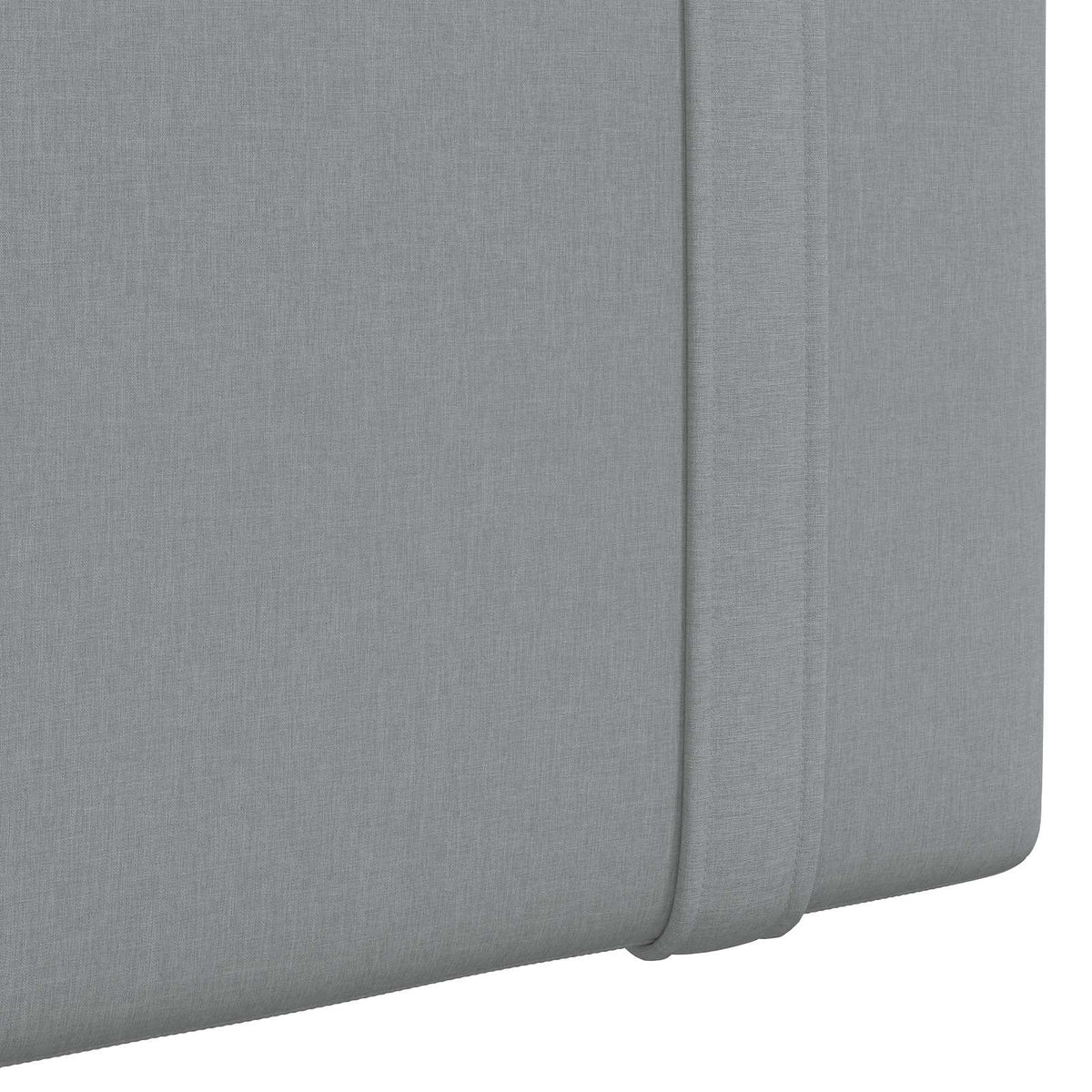 Hængende sengegavl Lysegrå Stof