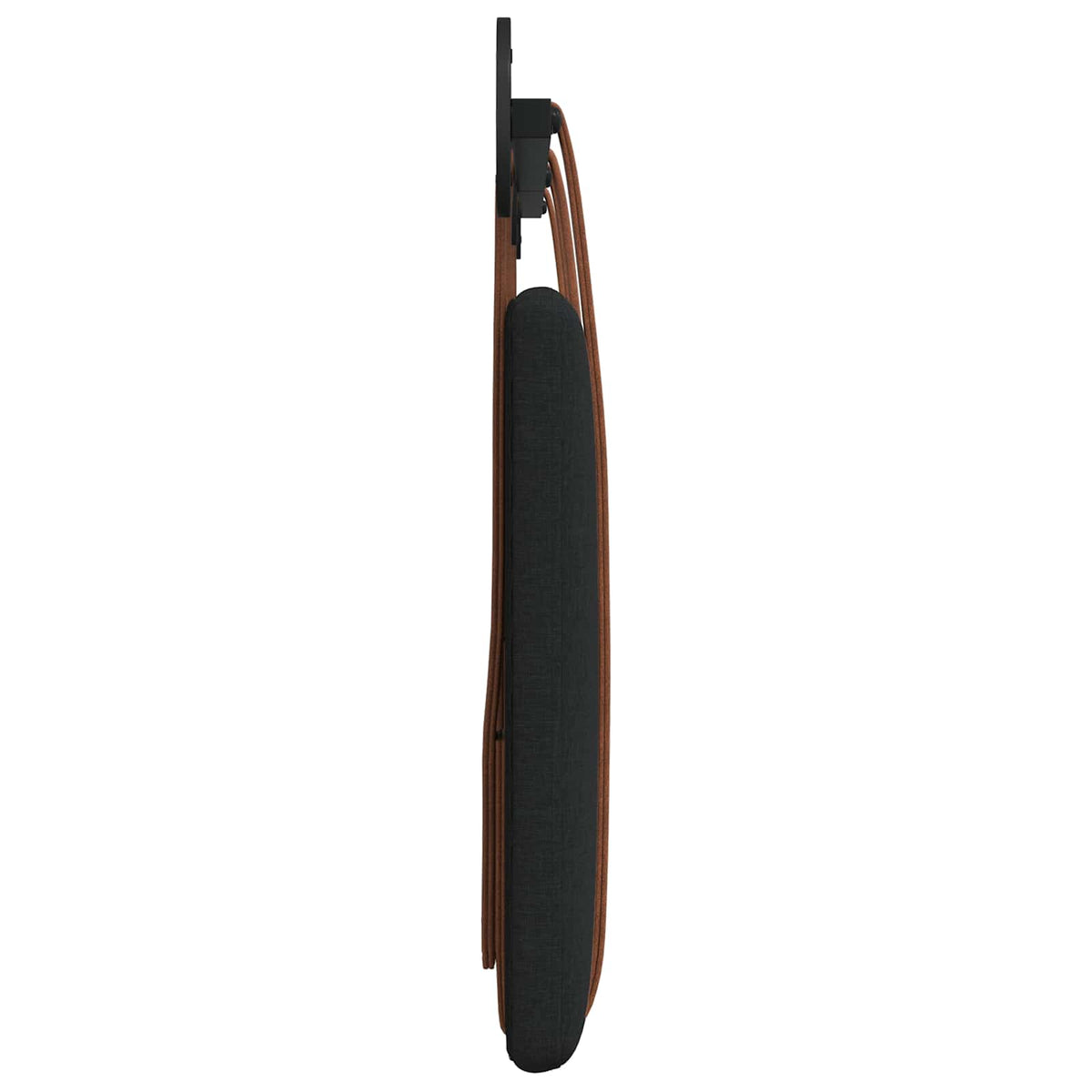 Hængende Hovedgavl Vægmonteret Sort 190 x 55 x 5 cm Antik PU
