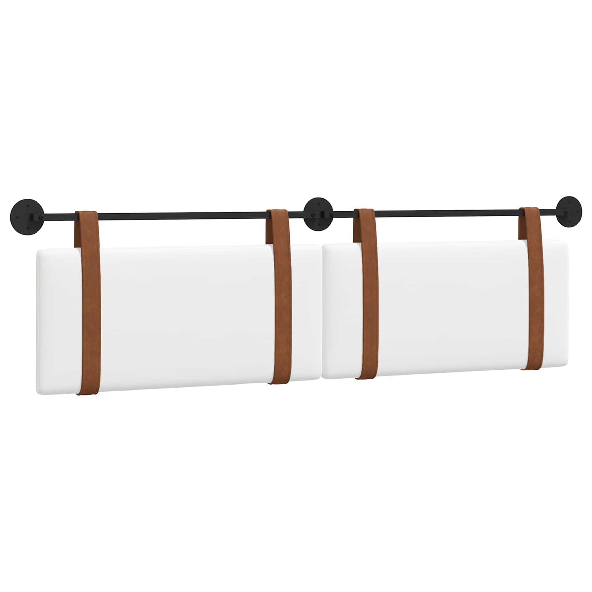 Hængende Hovedgavl Vægmonteret Hvid 190 x 55 x 5 cm Antik PU