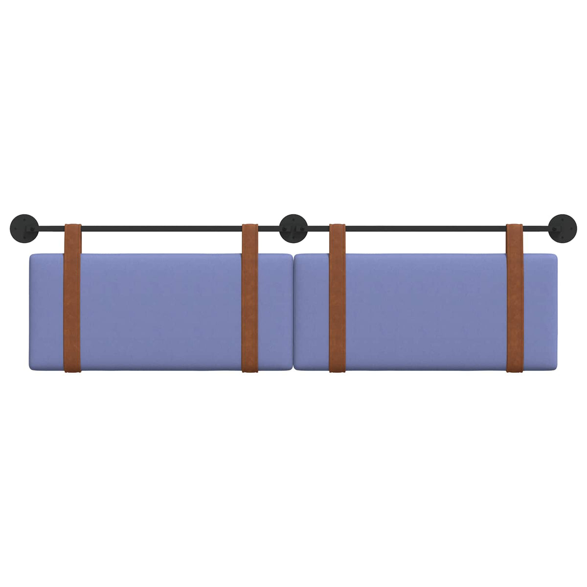 Hængende Hovedgavl Ensfarvet Jeans blå 190 x 55 x 5 cm Antik PU