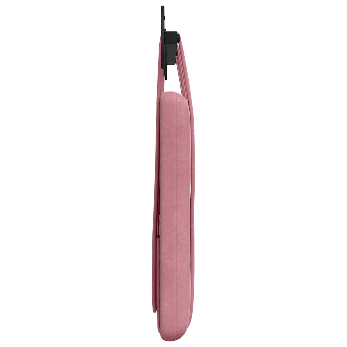 Hængende sengegavl Lyserød Fløjl