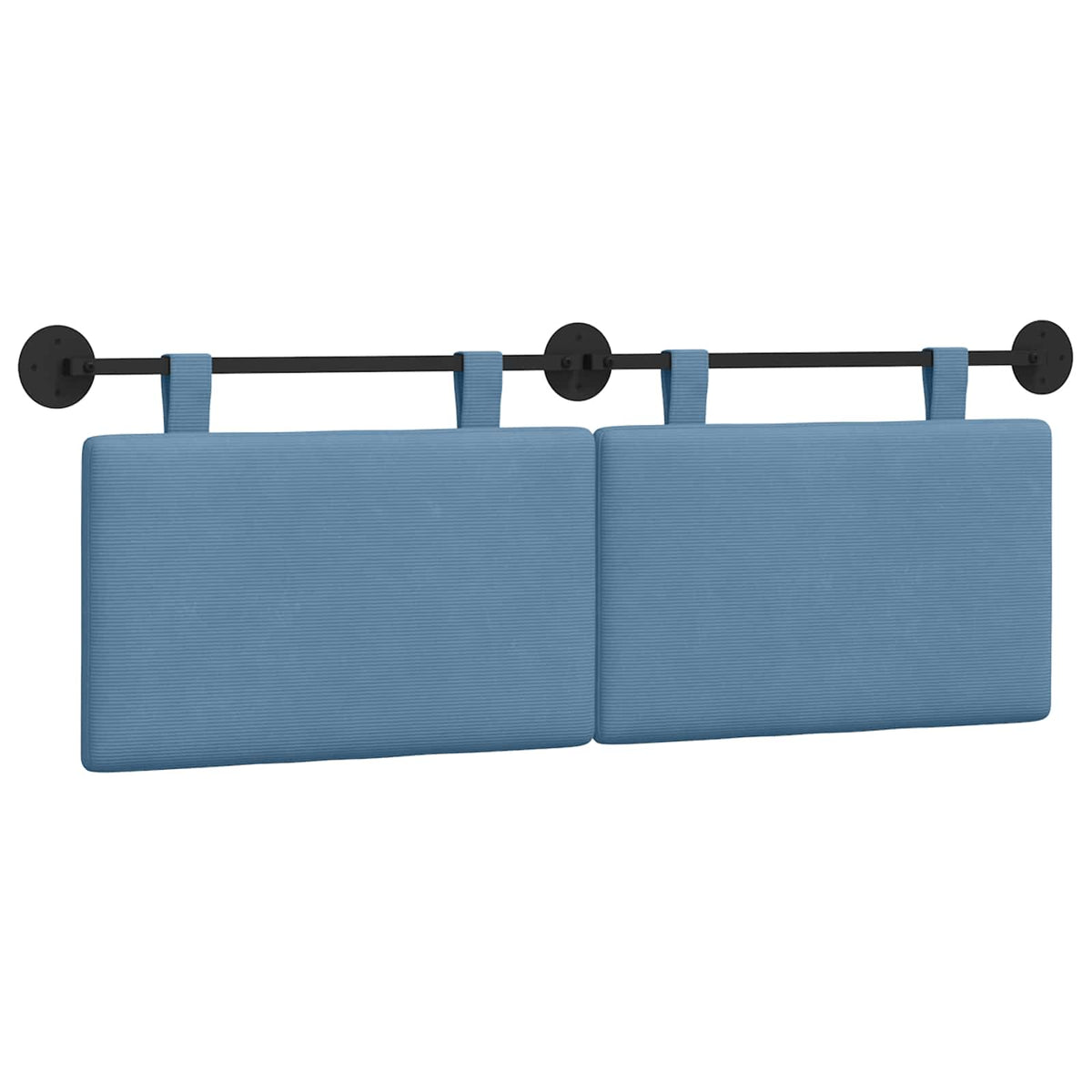 Hængende sengegavl Velourstof