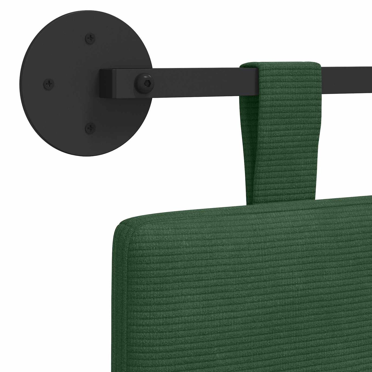 Hængende sengegavl Jungle Grøn Velourstof