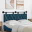 Hængende sengegavl Blå Fløjl
