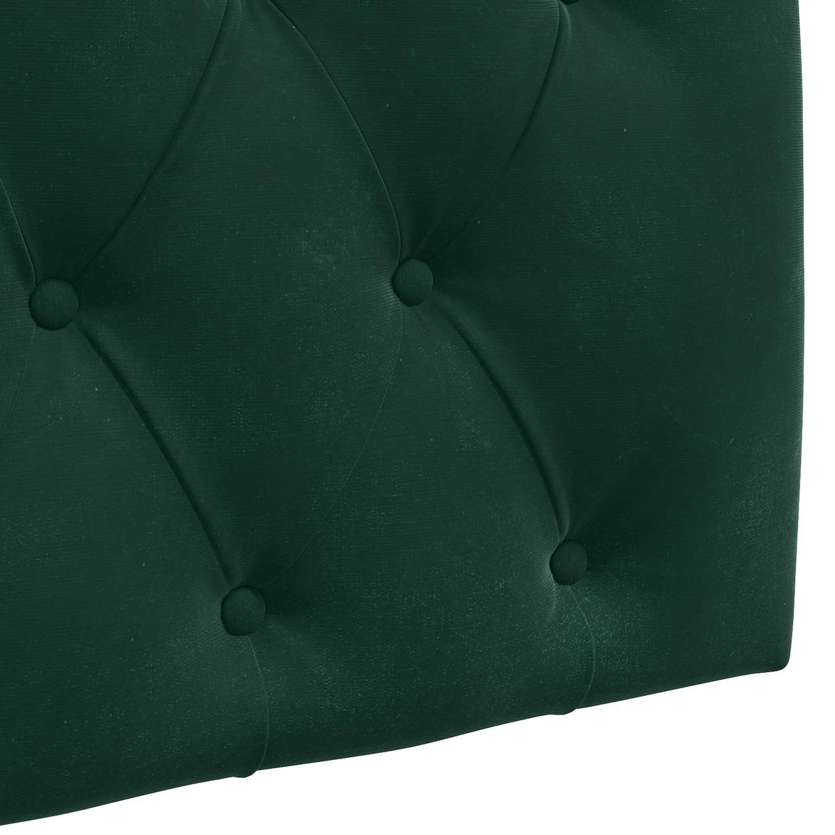 Hængende sengegavl Mørkegrøn Fløjl