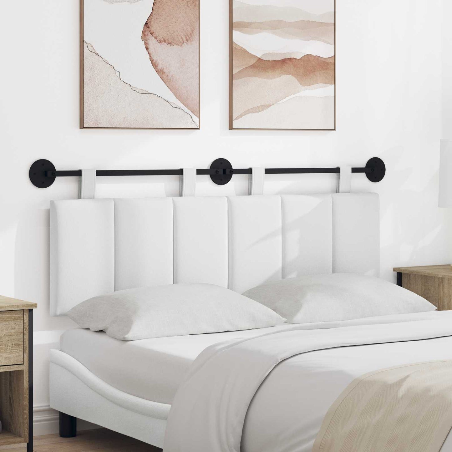 Hængende sengegavl Stof