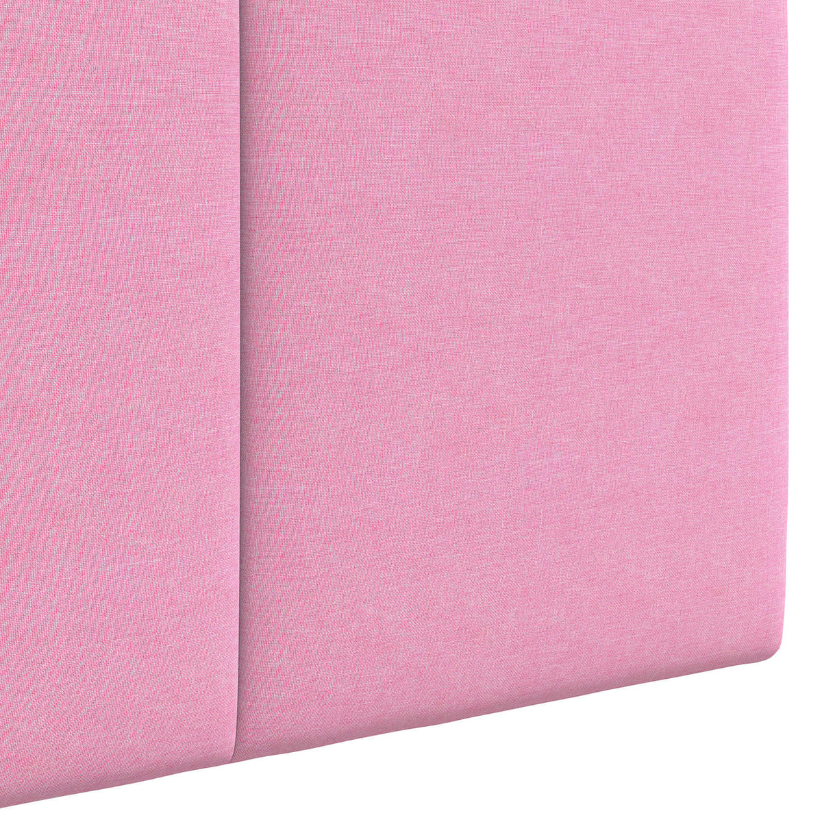 Hængende sengegavl Lyserød Stof