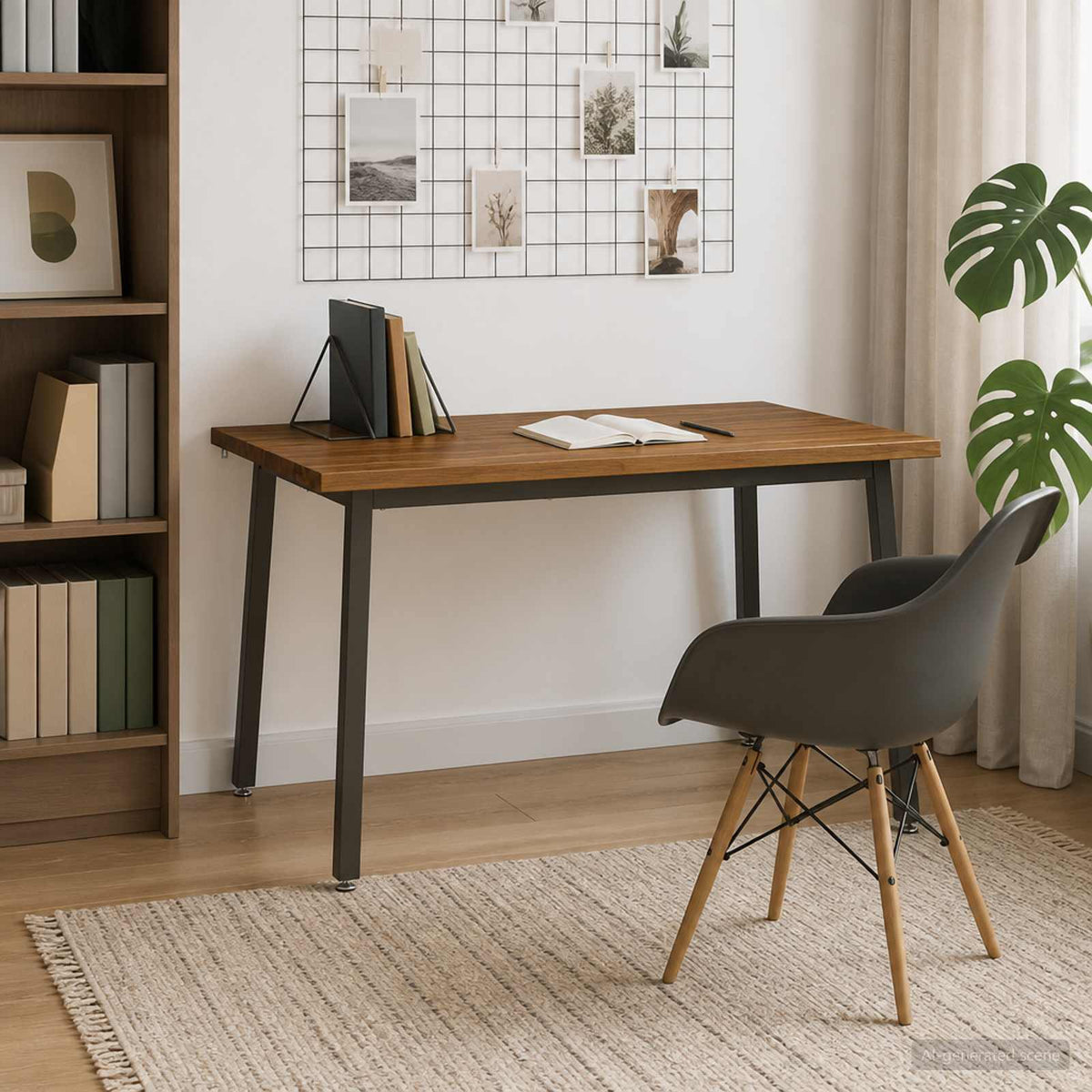 90 x 55 x 75 cm Massivt Akacietræ Naturlig og Kaffe Rektangulær