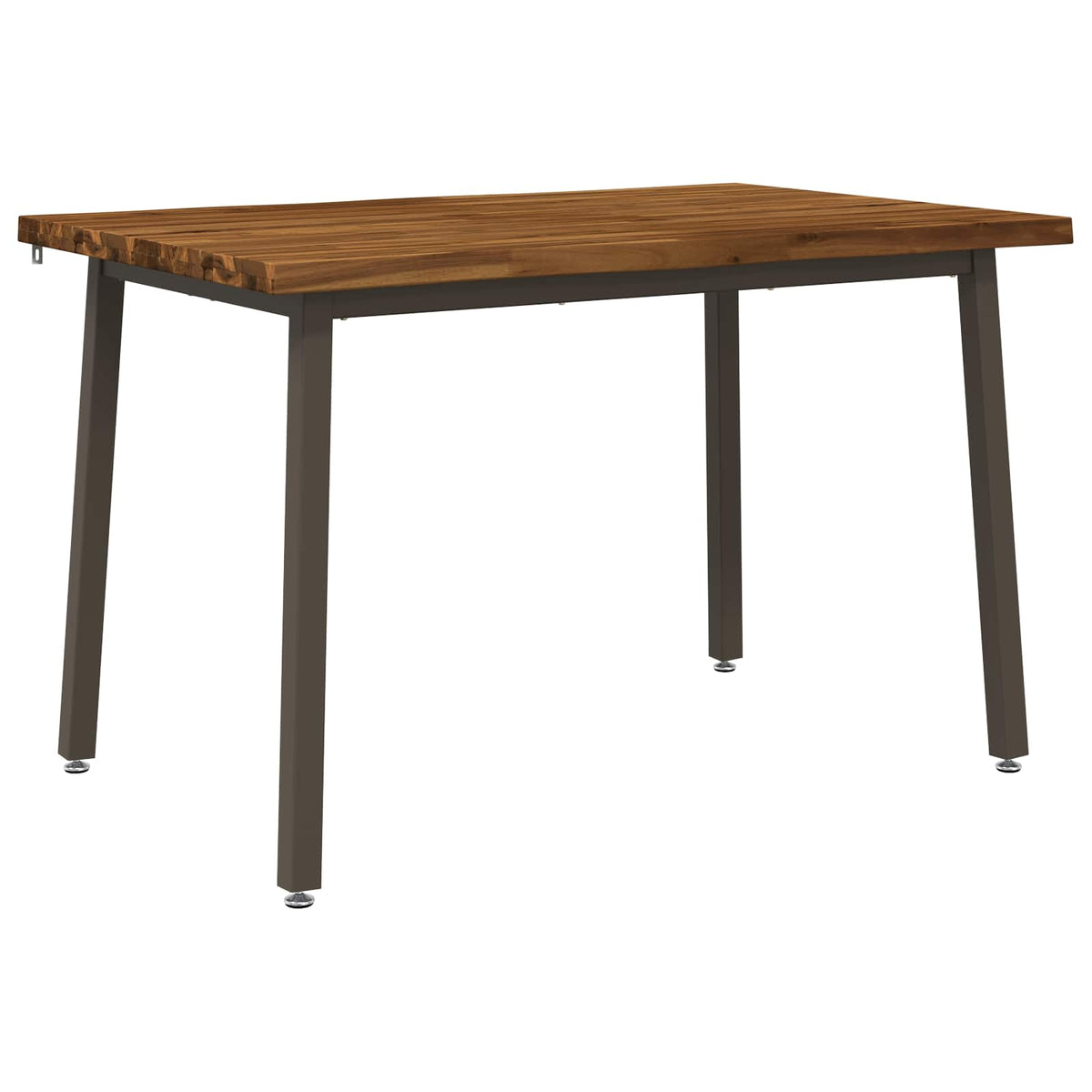 90 x 55 x 75 cm Massivt Akacietræ Naturlig og Kaffe Rektangulær
