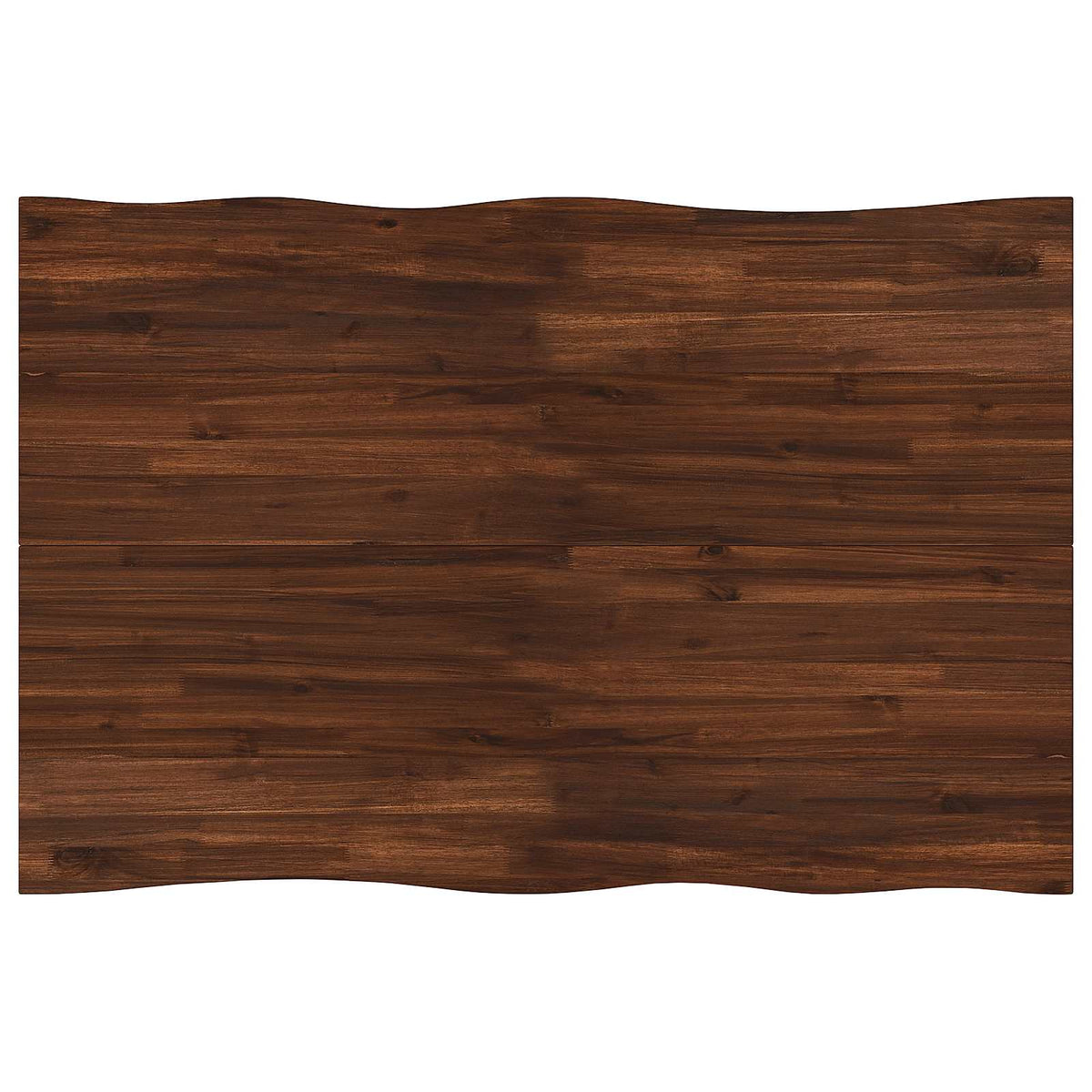 110 x 55 x 75 cm Massivt Akacietræ Mørkebrun og Hvid