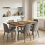 Dining table med live edge 140 x 90 x 75 cm Massivt Akacietræ