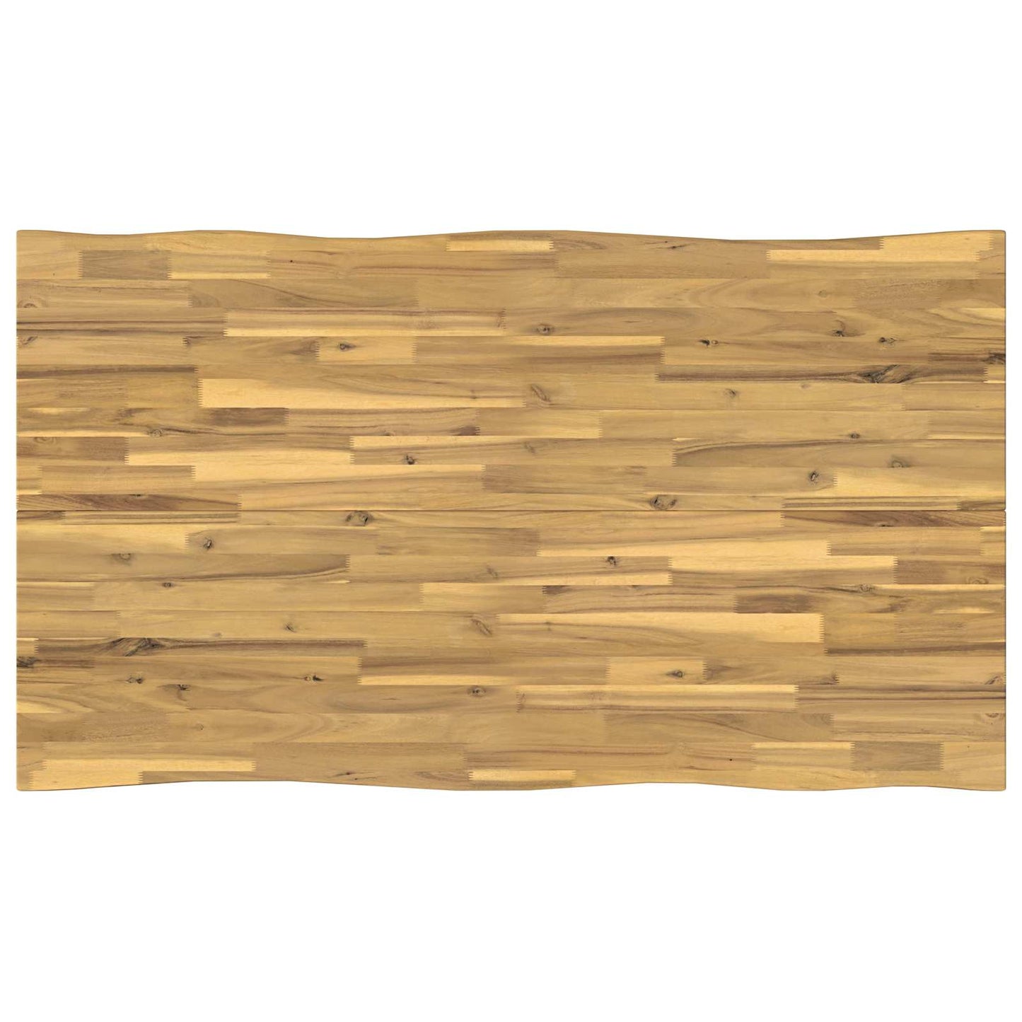 120 x 90 x 75 cm Massivt Akacietræ Hvid Rektangulær