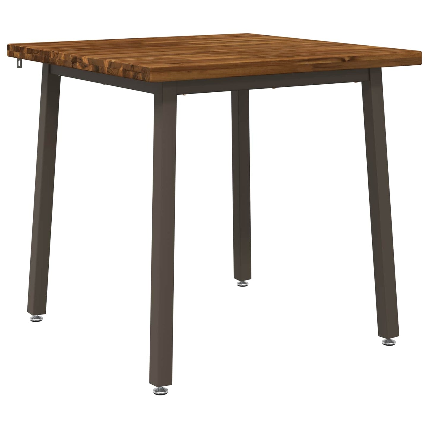 60 x 55 x 75 cm Massivt Akacietræ Naturlig og Kaffe Rektangulær
