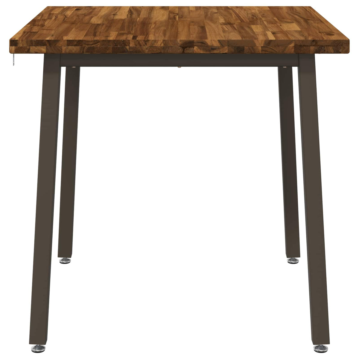 60 x 55 x 75 cm Massivt Akacietræ Naturlig og Kaffe Rektangulær