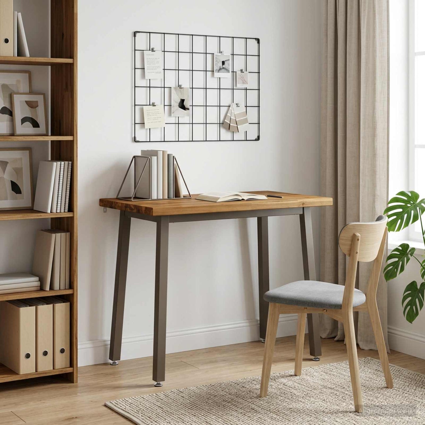 90 x 55 x 75 cm Massivt Akacietræ Naturlig og Kaffe Rektangulær