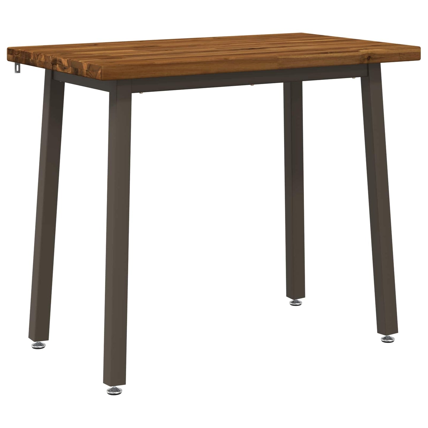 90 x 55 x 75 cm Massivt Akacietræ Naturlig og Kaffe Rektangulær