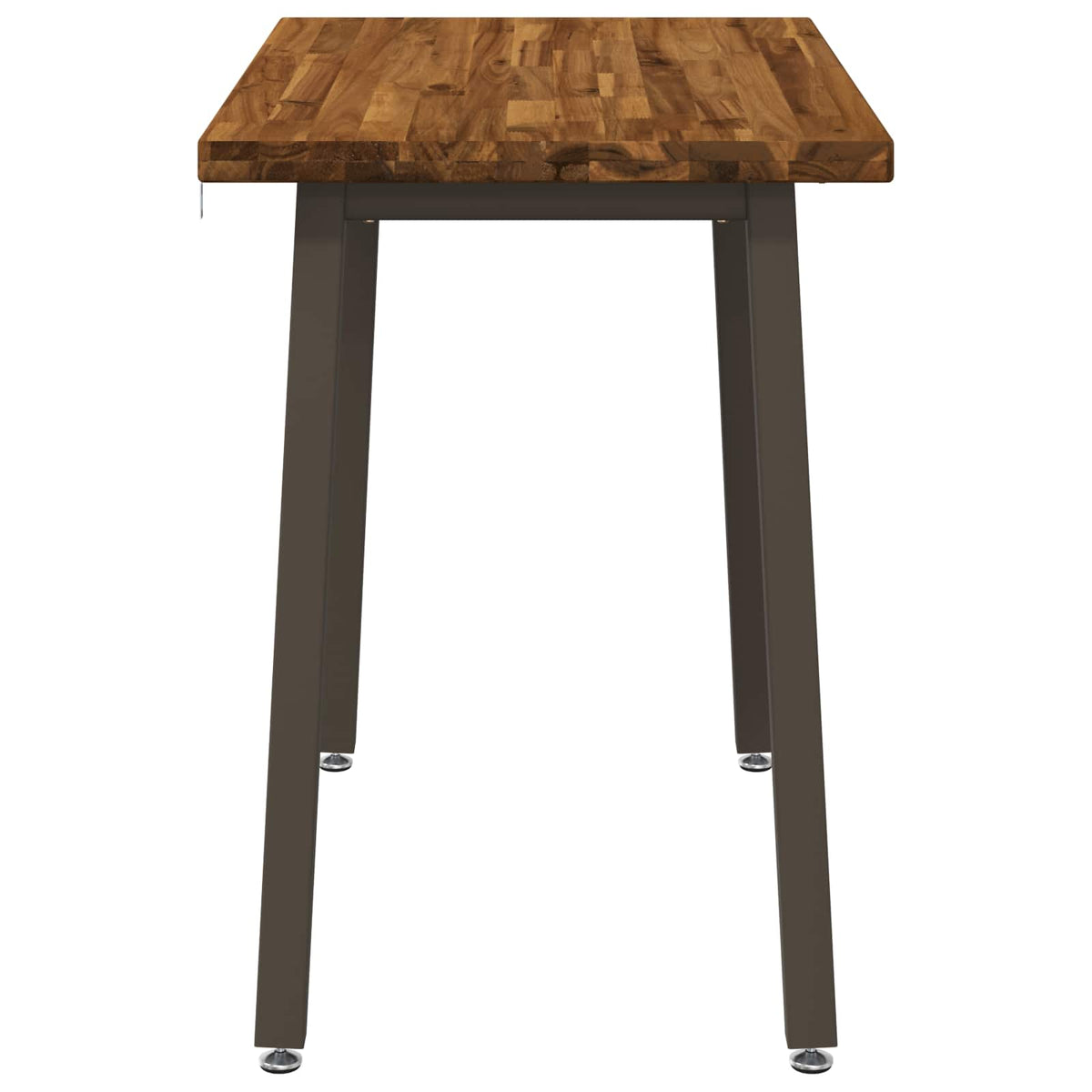 90 x 55 x 75 cm Massivt Akacietræ Naturlig og Kaffe Rektangulær