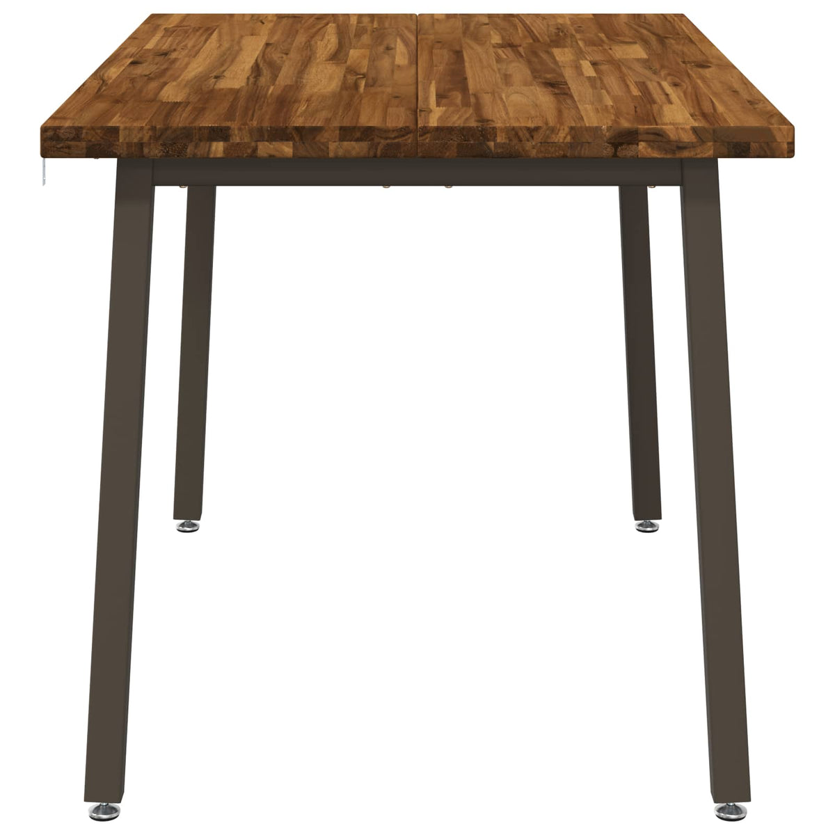 120 x 70 x 75 cm Massivt Akacietræ Naturlig og Kaffe