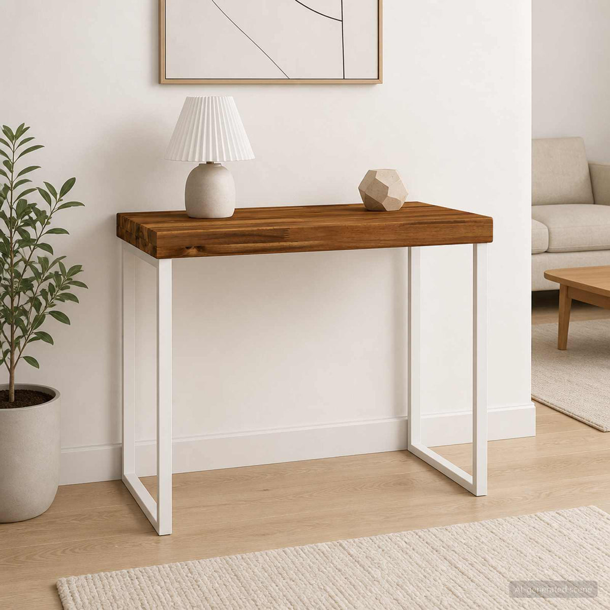 Rektangulært Bordplade 90 x 50 x 3,5 cm Rektangulær Naturfarvet