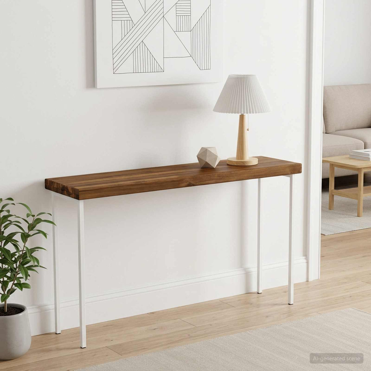 Rektangulært Bordplade 60 x 20 x 3 cm Rektangulær