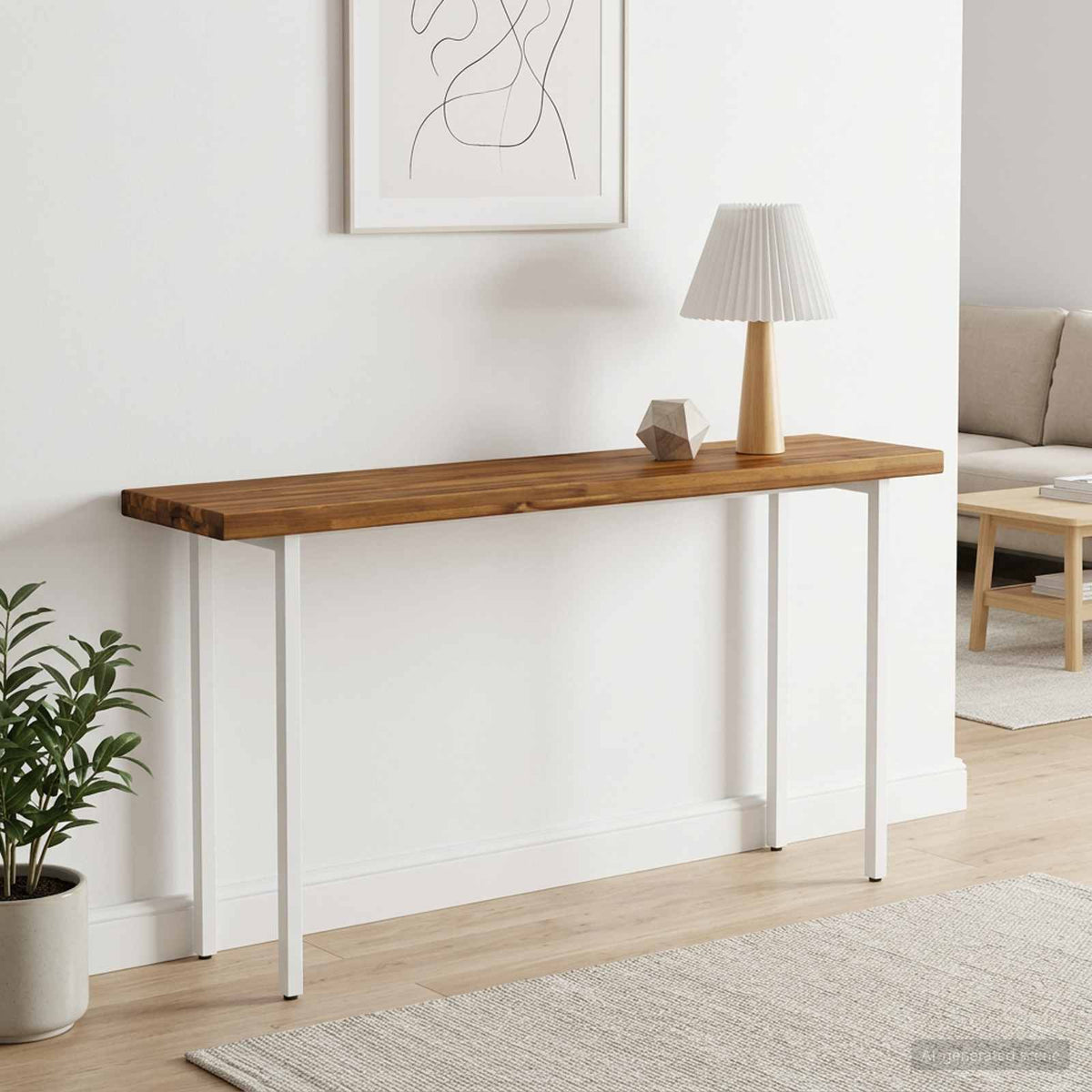 Rektangulært Bordplade 110 x 30 x 3 cm Rektangulær
