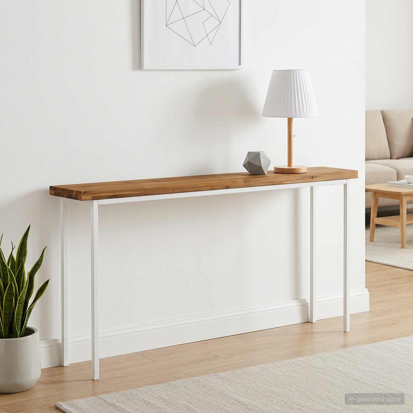 Rektangulært Bordplade 140 x 20 x 3 cm Rektangulær