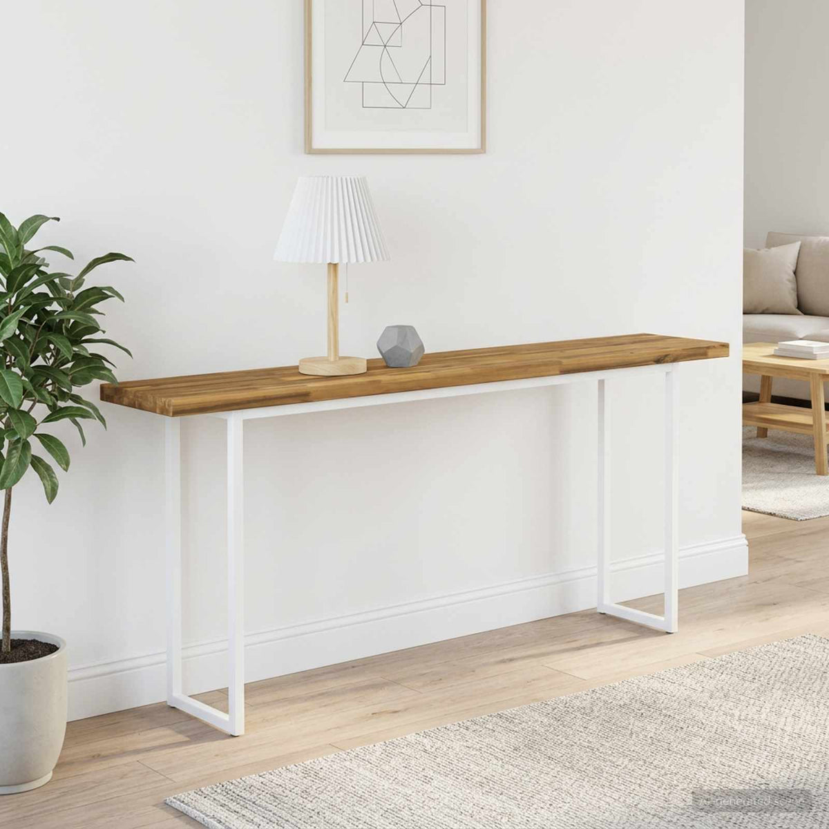 Rektangulært Bordplade 140 x 20 x 3,2 cm Rektangulær
