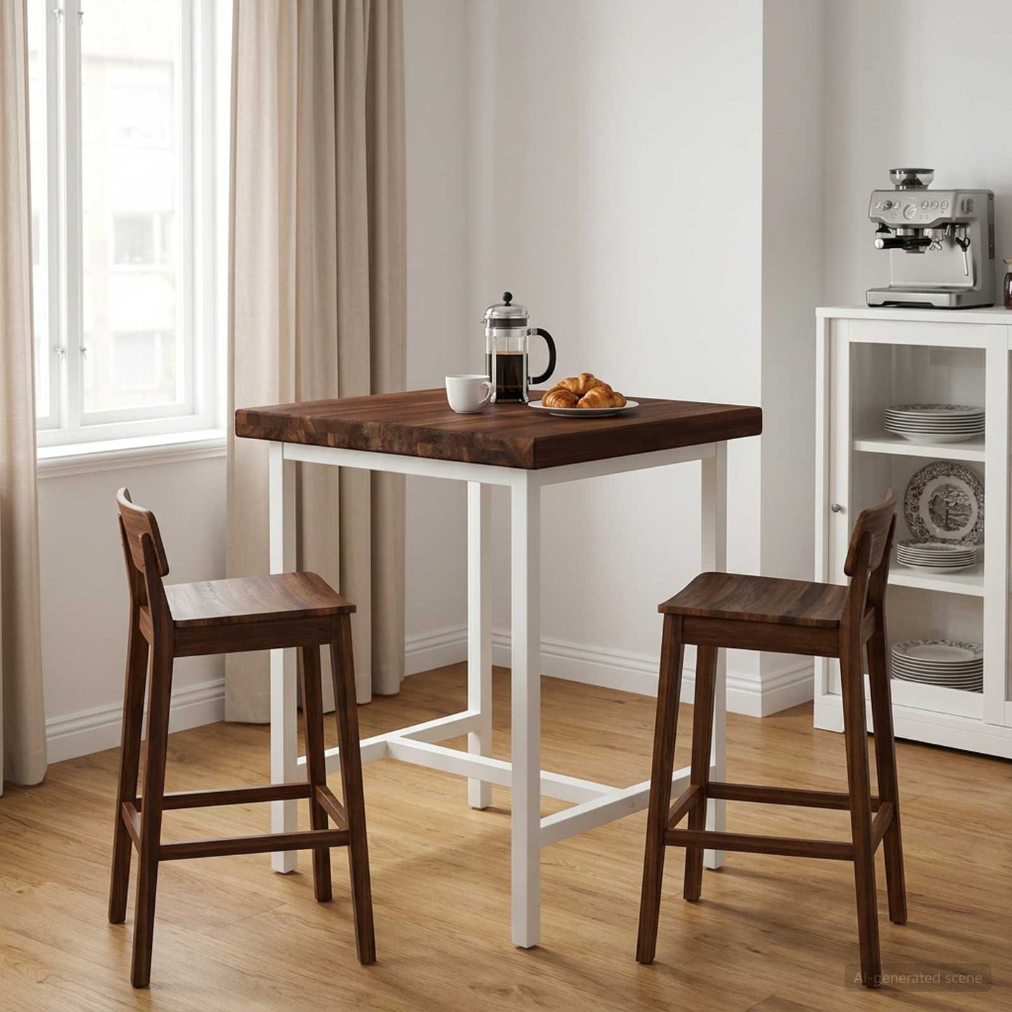 Rektangulært Bordplade 90 x 50 x 3,5 cm Rektangulær Mørk Brun