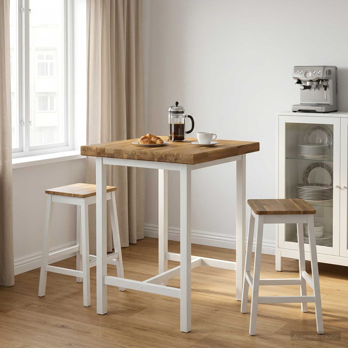 Rektangulært Bordplade 50 x 50 x 3 cm Firkantet