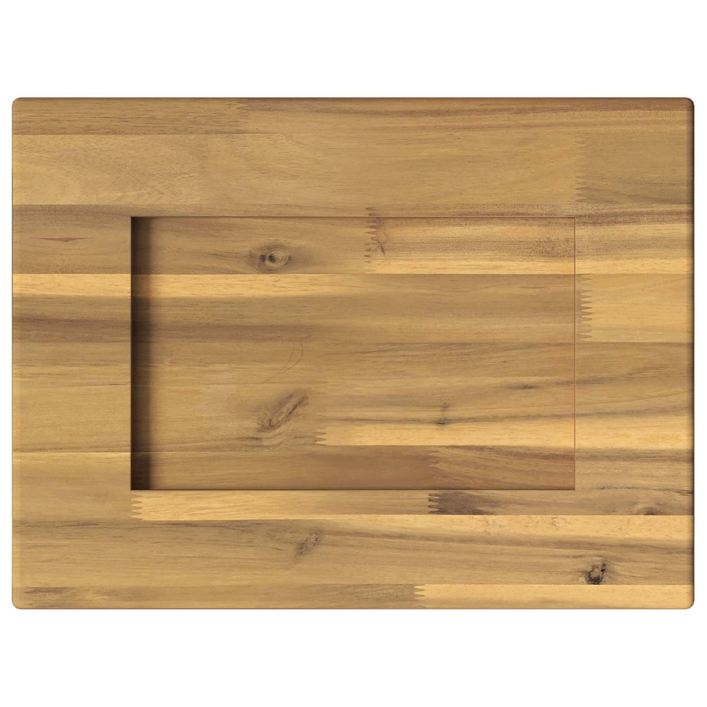 Rektangulært Bordplade 90 x 50 x 3,5 cm Rektangulær Hvid