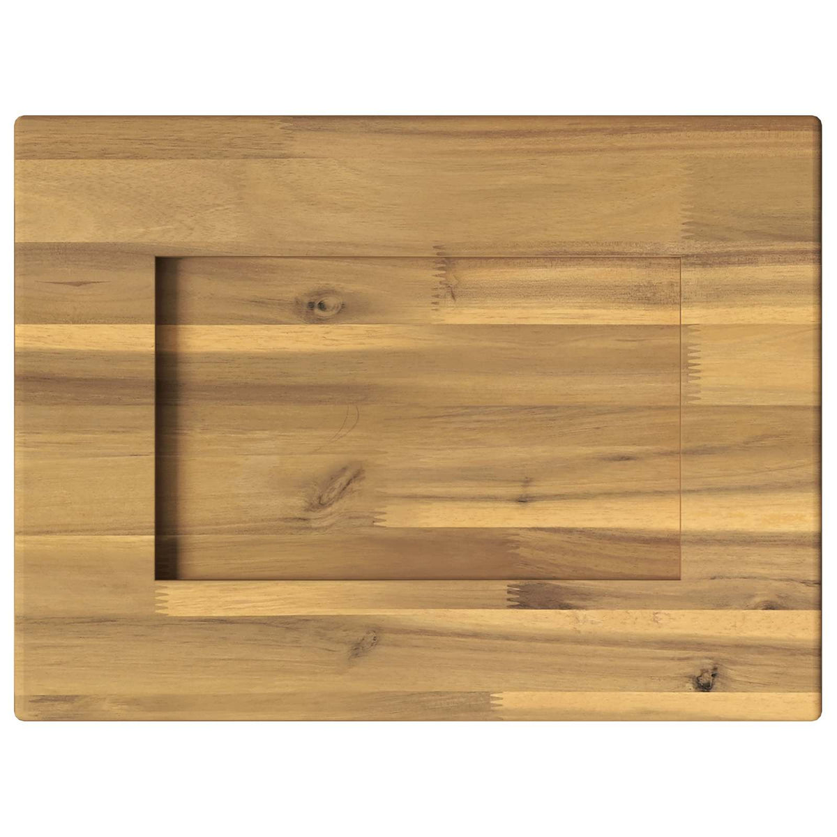 Rektangulært Bordplade 90 x 50 x 3,5 cm Rektangulær Hvid