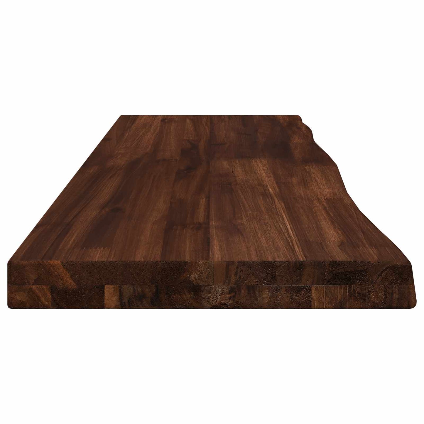 Rektangulært Bordplade 90 x 50 x 3,5 cm Rektangulær Mørk Brun