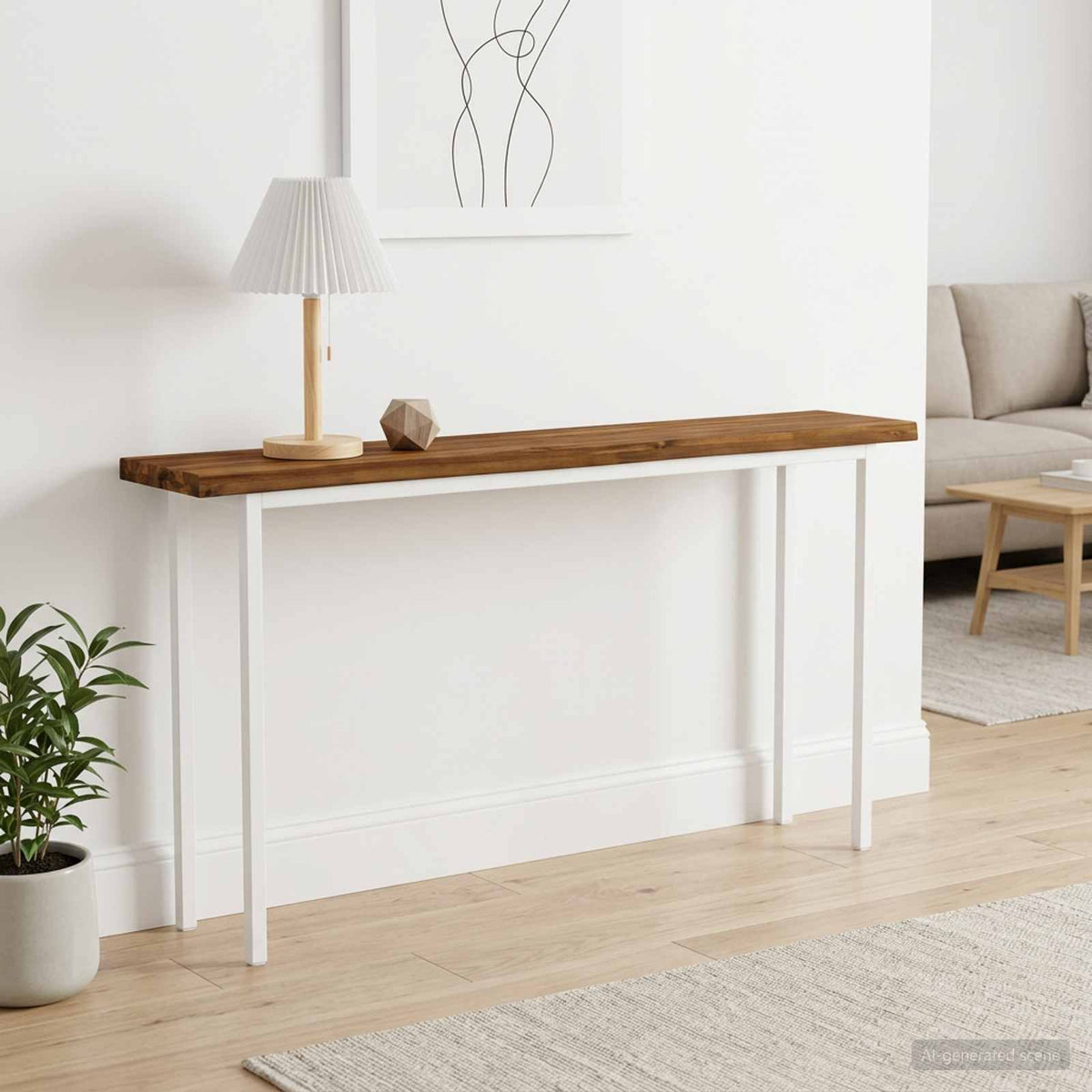 Rektangulært Bordplade 150 x 30 x 3 cm Rektangulær