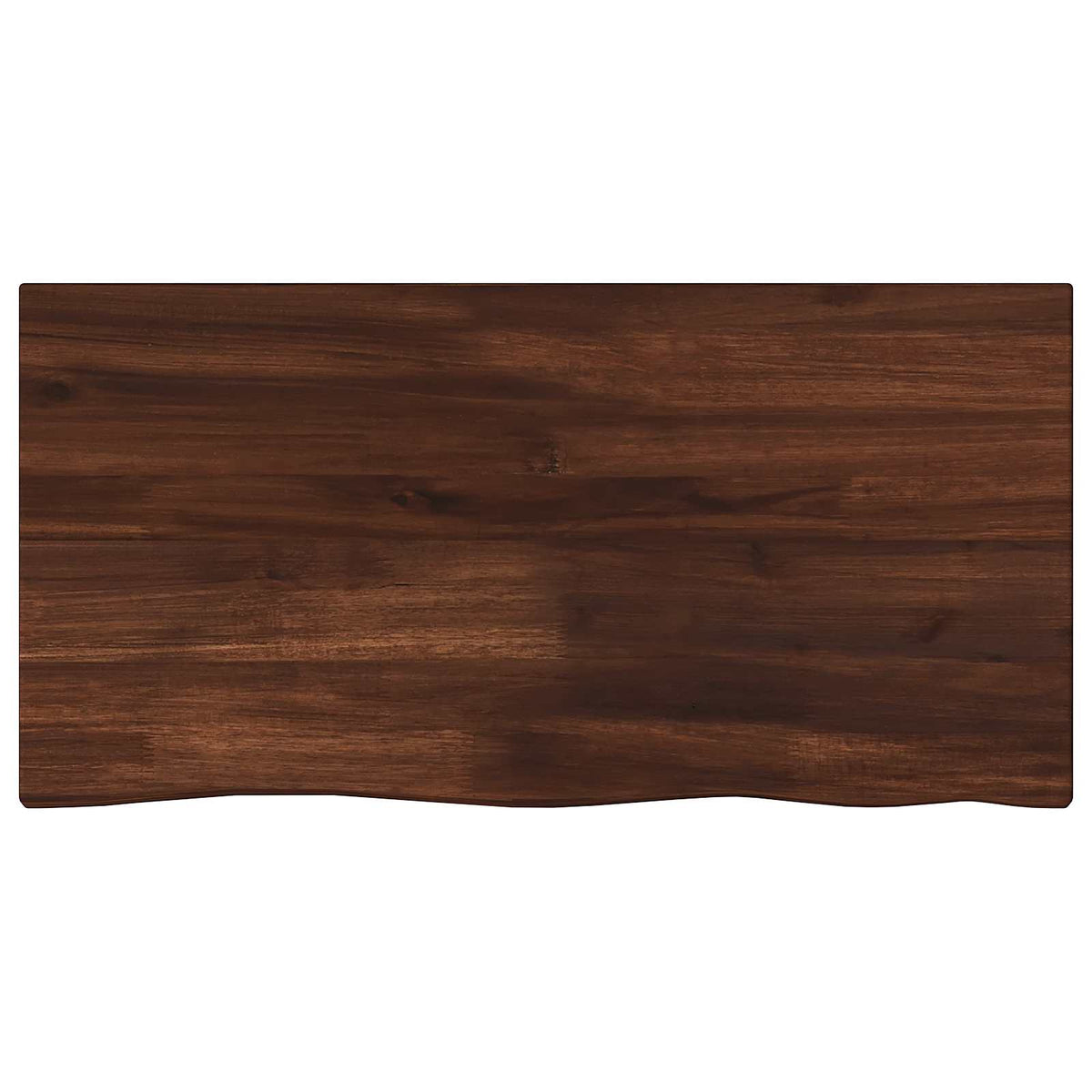 Rektangulært Bordplade 90 x 50 x 3,5 cm Rektangulær Mørk Brun