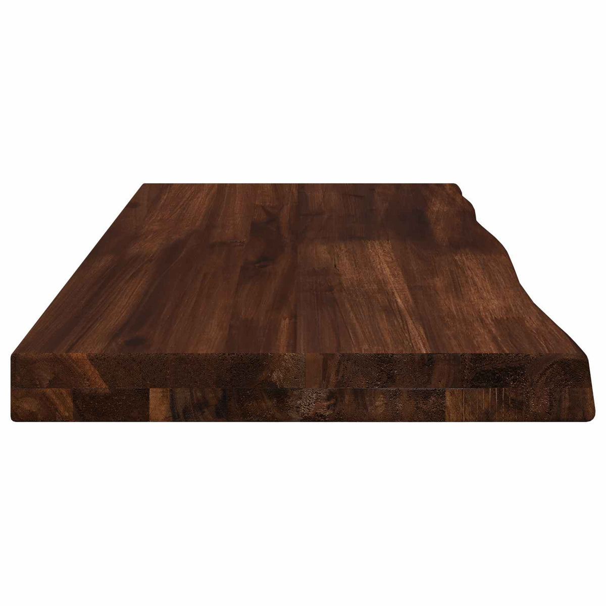 Rektangulært Bordplade 90 x 50 x 3,5 cm Rektangulær Mørk Brun