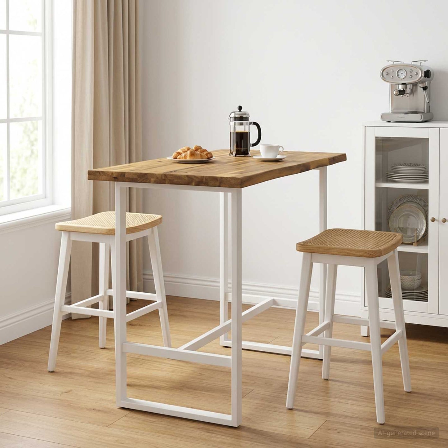 Rektangulært Bordplade 90 x 50 x 3,5 cm Rektangulær Hvid