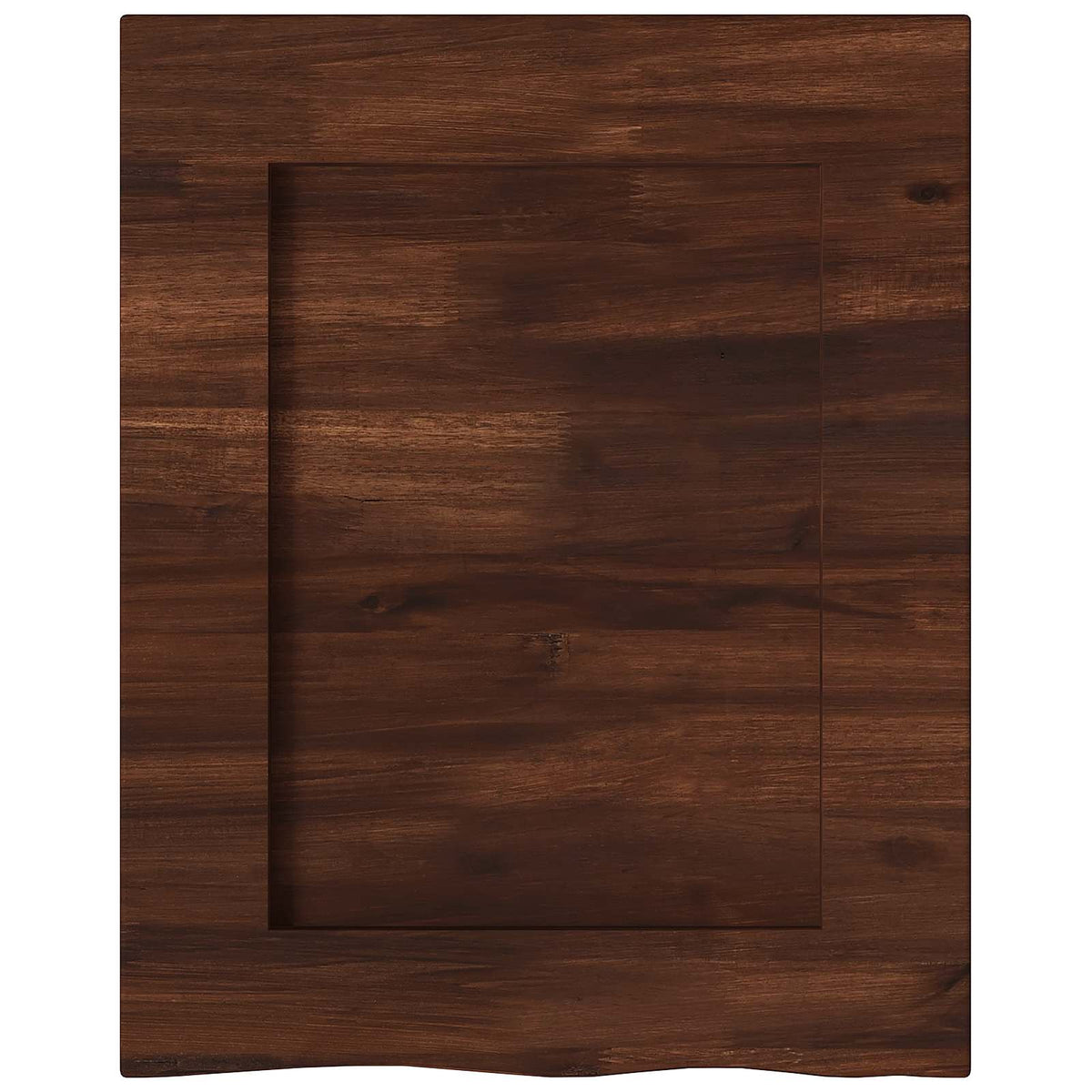 Rektangulært Bordplade 90 x 50 x 3,5 cm Rektangulær Mørk Brun