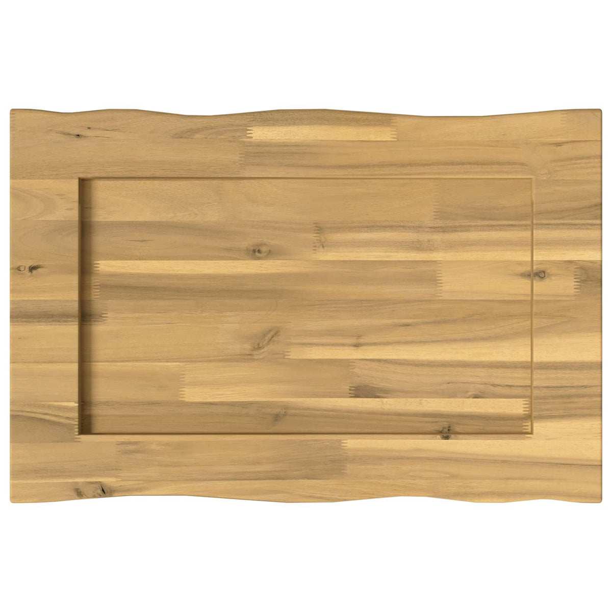 Rektangulært Bordplade 90 x 50 x 3,5 cm Rektangulær Hvid