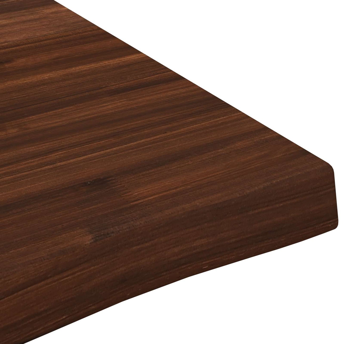 Rektangulært Bordplade 80 x 40 x 3,5 cm Rektangulær Mørk Brun