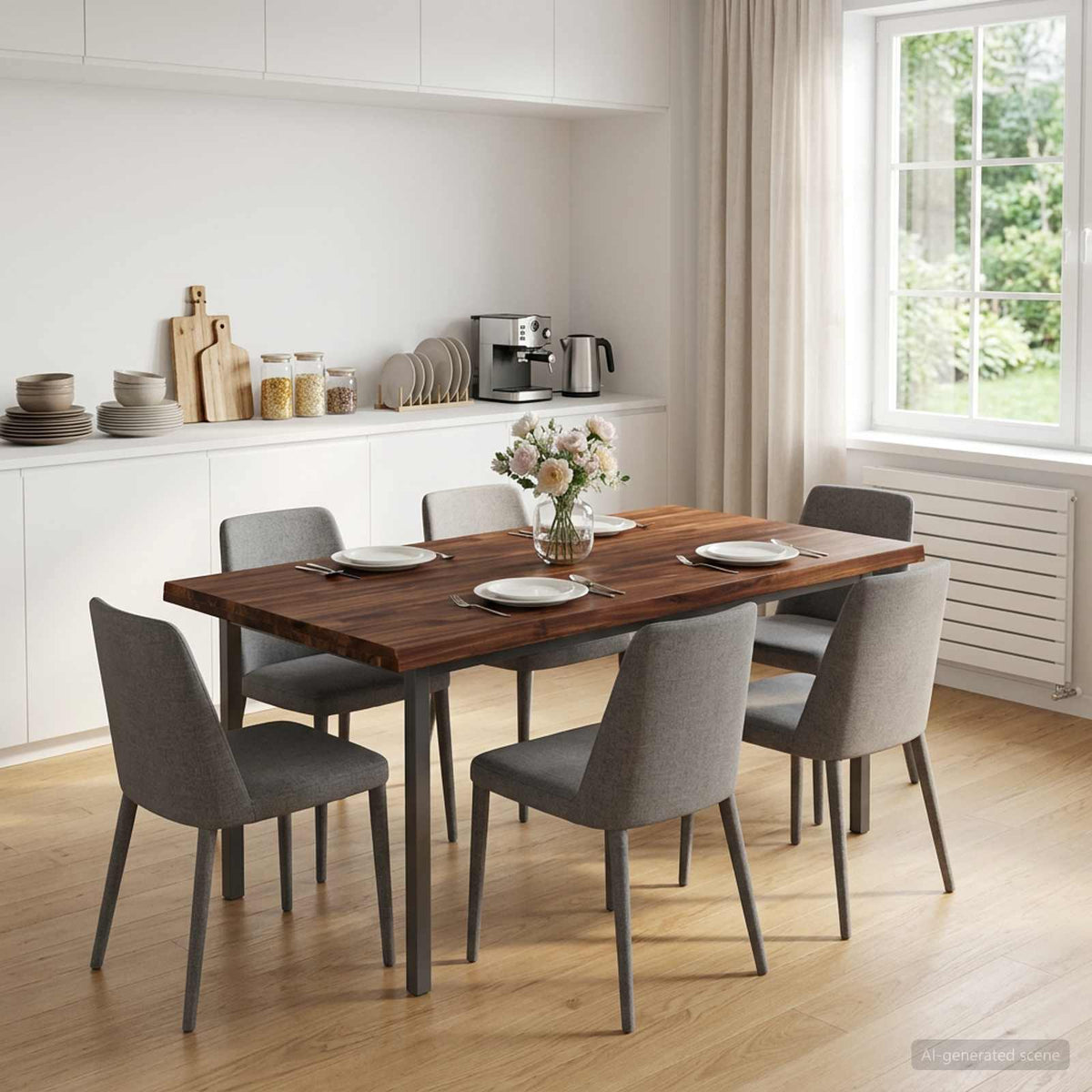 Rektangulært Bordplade 100 x 60 x 3 cm Rektangulær