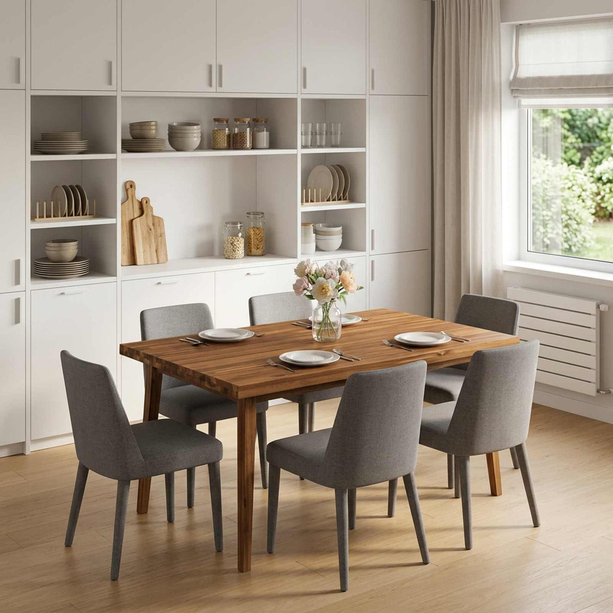 Rektangulært Bordplade 80 x 80 x 3 cm Firkantet
