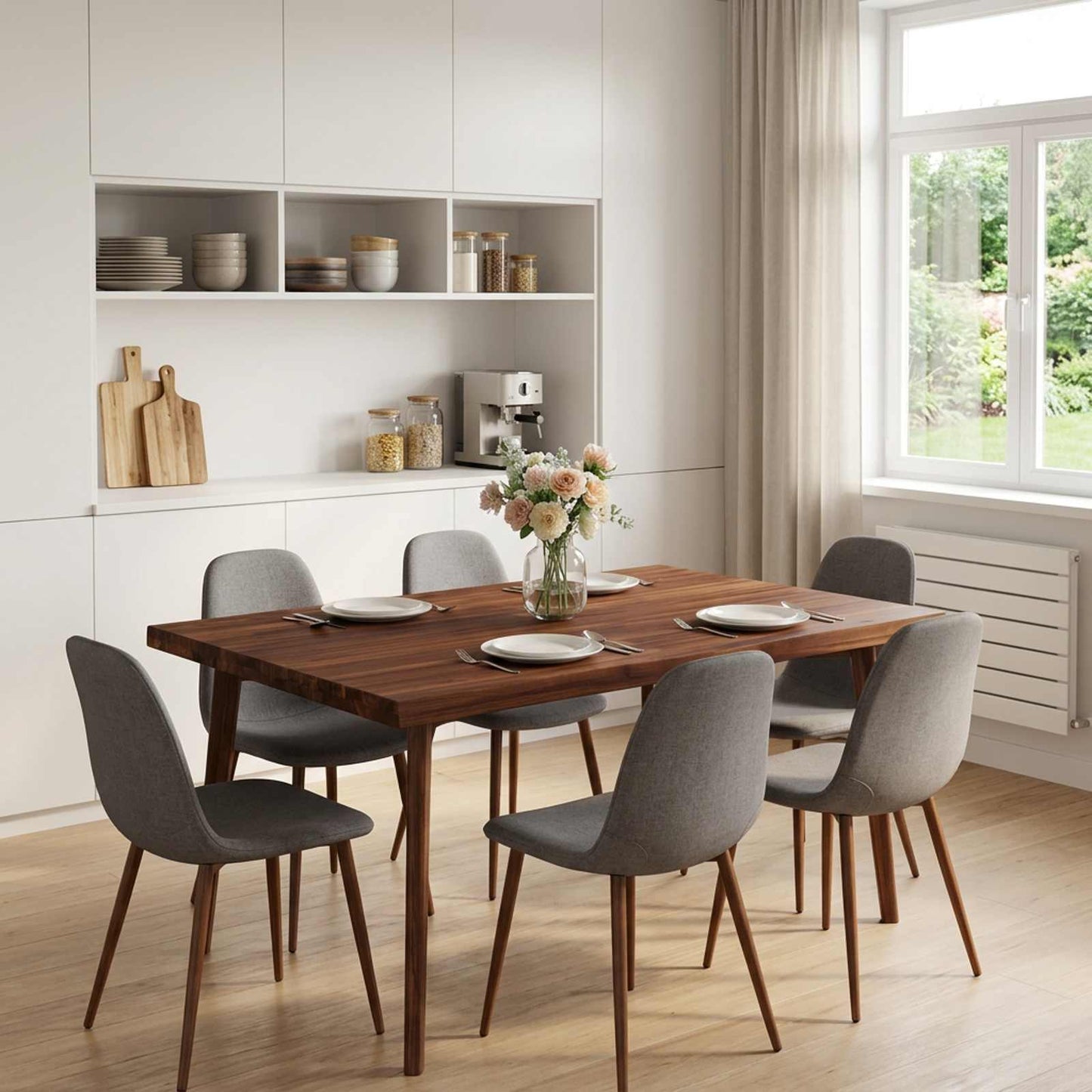 Rektangulært Bordplade 90 x 90 x 3 cm Firkantet