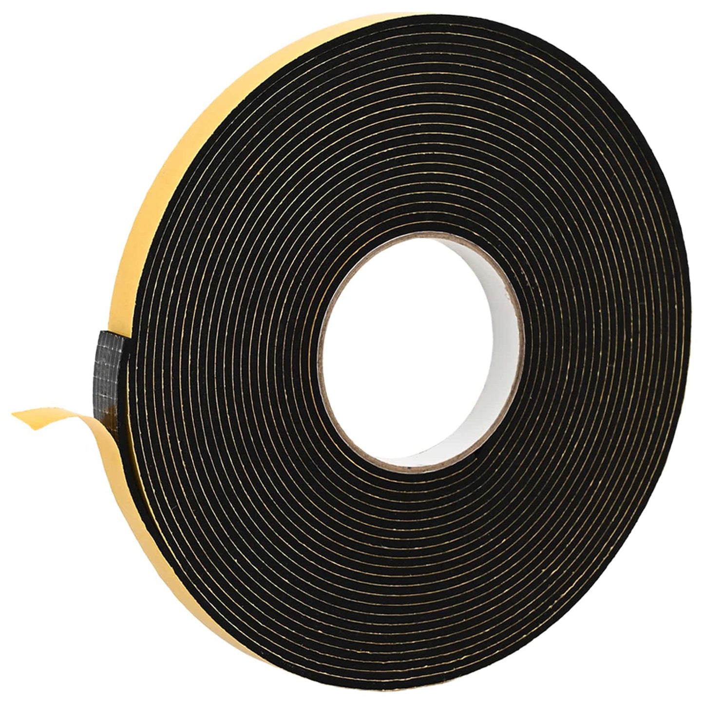 Selvklæbende skum tape 2 stk. Sort 10 mm x 10 m CR Skum