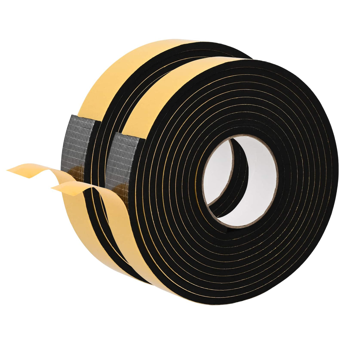 Selvklæbende skum tape 2 stk. Sort 30 mm x 5 m CR Skum